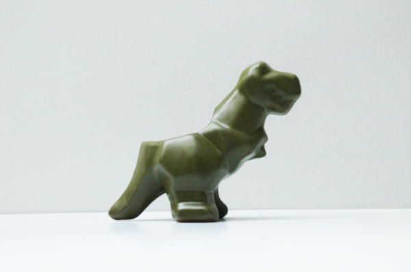 Maceta De Cerámica Con Diseño De Dinosaurio T-rex - Image 3